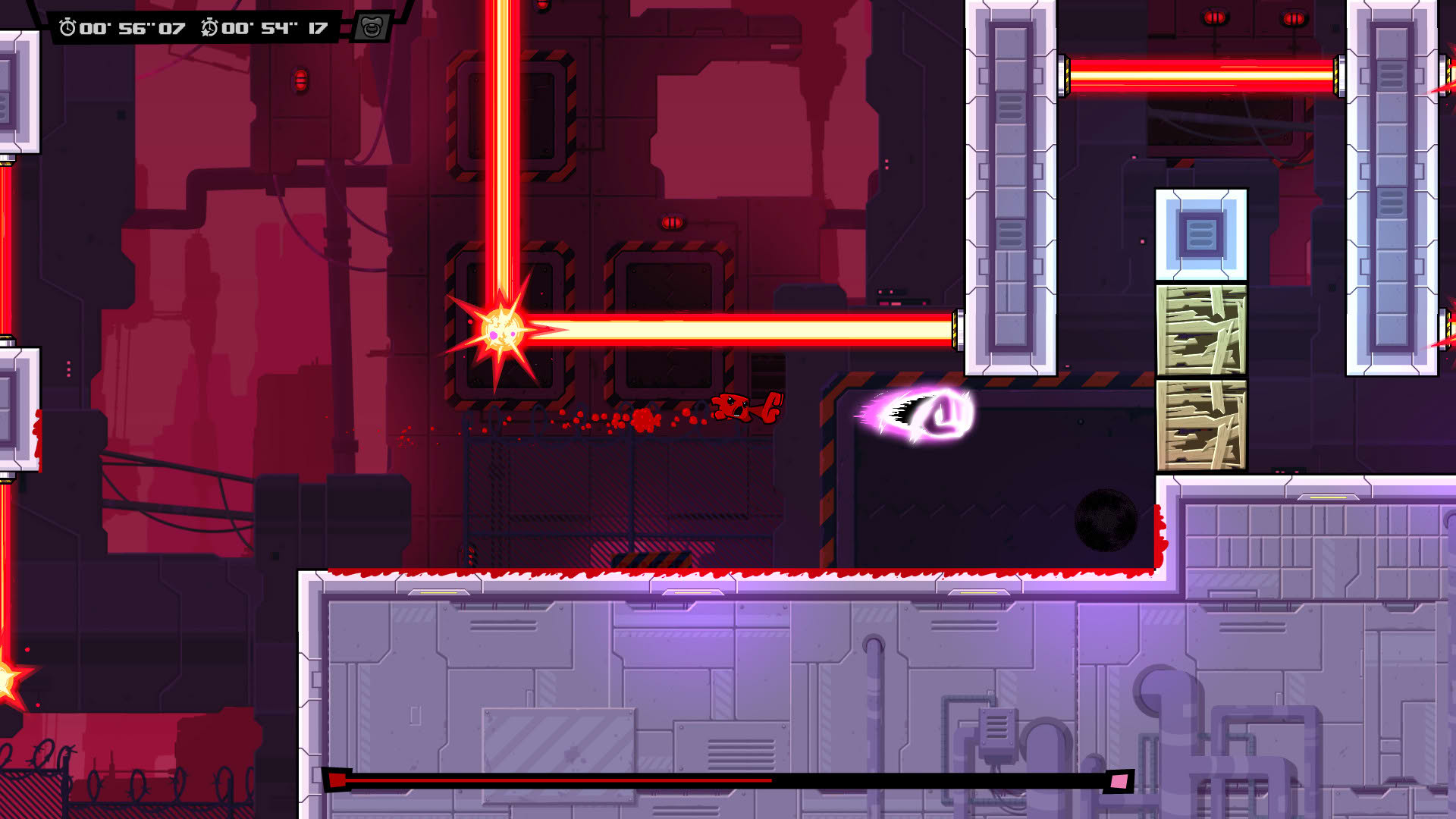 Screenshot for Super Meat Boy Forever