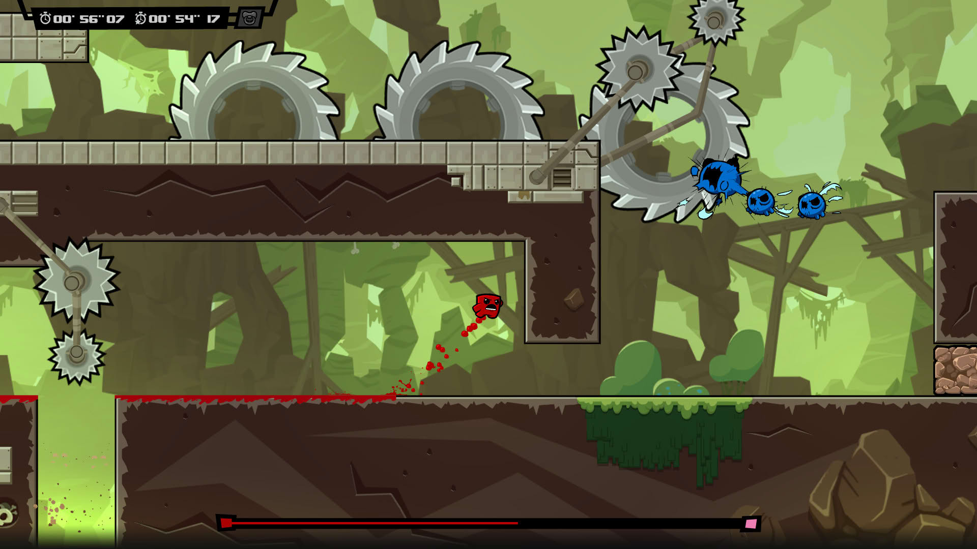 Screenshot for Super Meat Boy Forever
