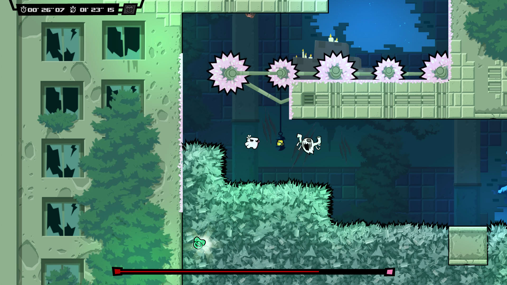 Screenshot for Super Meat Boy Forever
