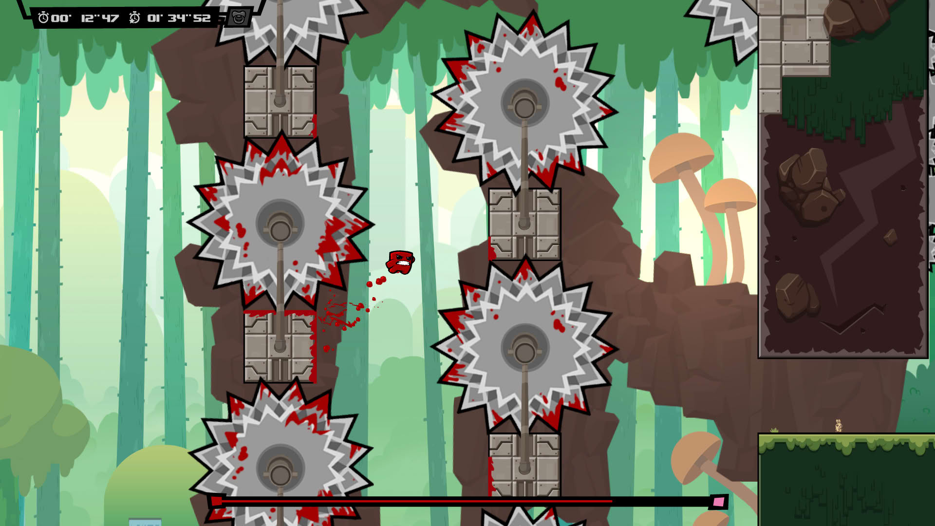 Screenshot for Super Meat Boy Forever