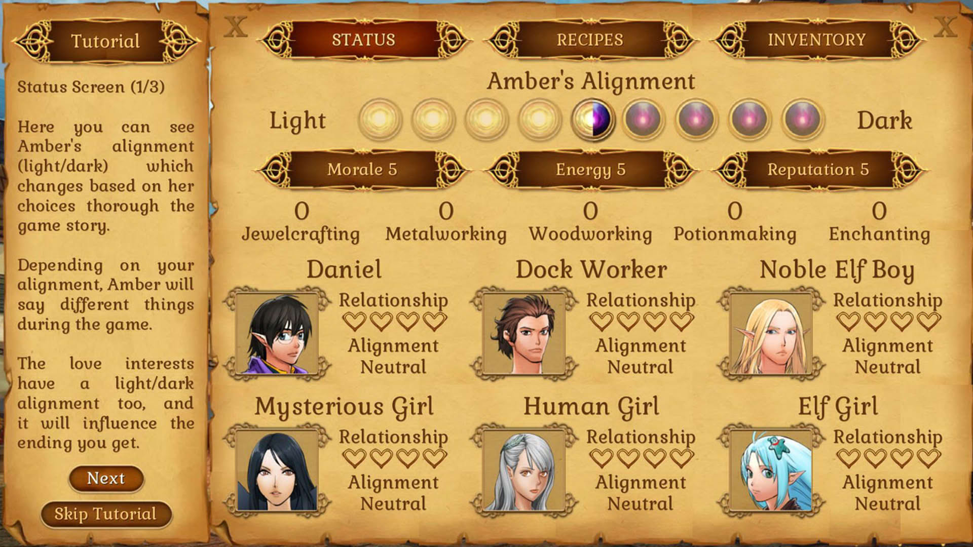 Screenshot for Amber's Magic Shop