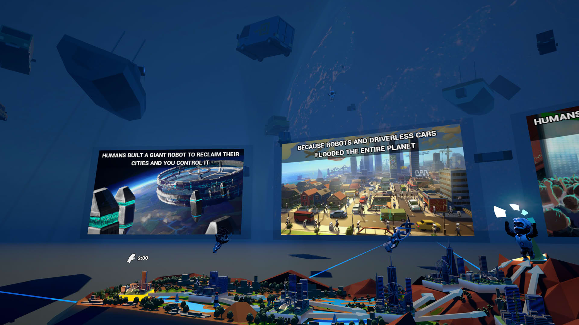 Screenshot for VRobot: VR Giant Robot Destruction Simulator