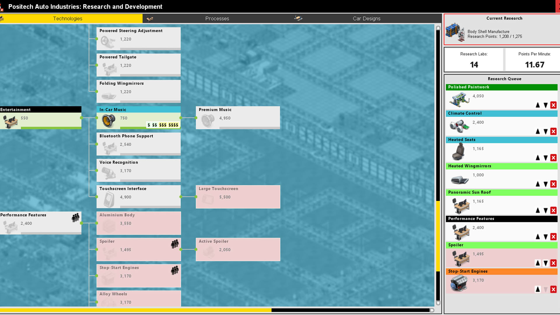 Screenshot for Production Line