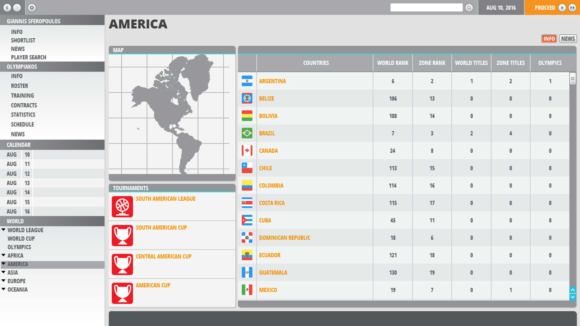 Screenshot for World Basketball Manager 2