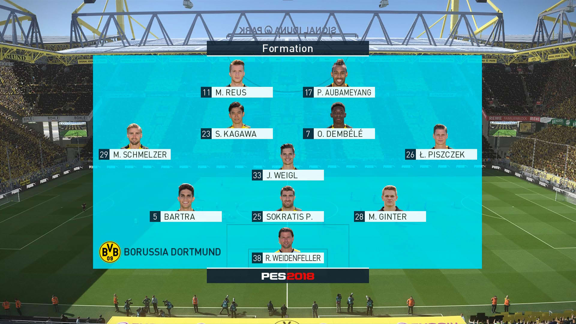 Screenshot for Pro Evolution Soccer 2018