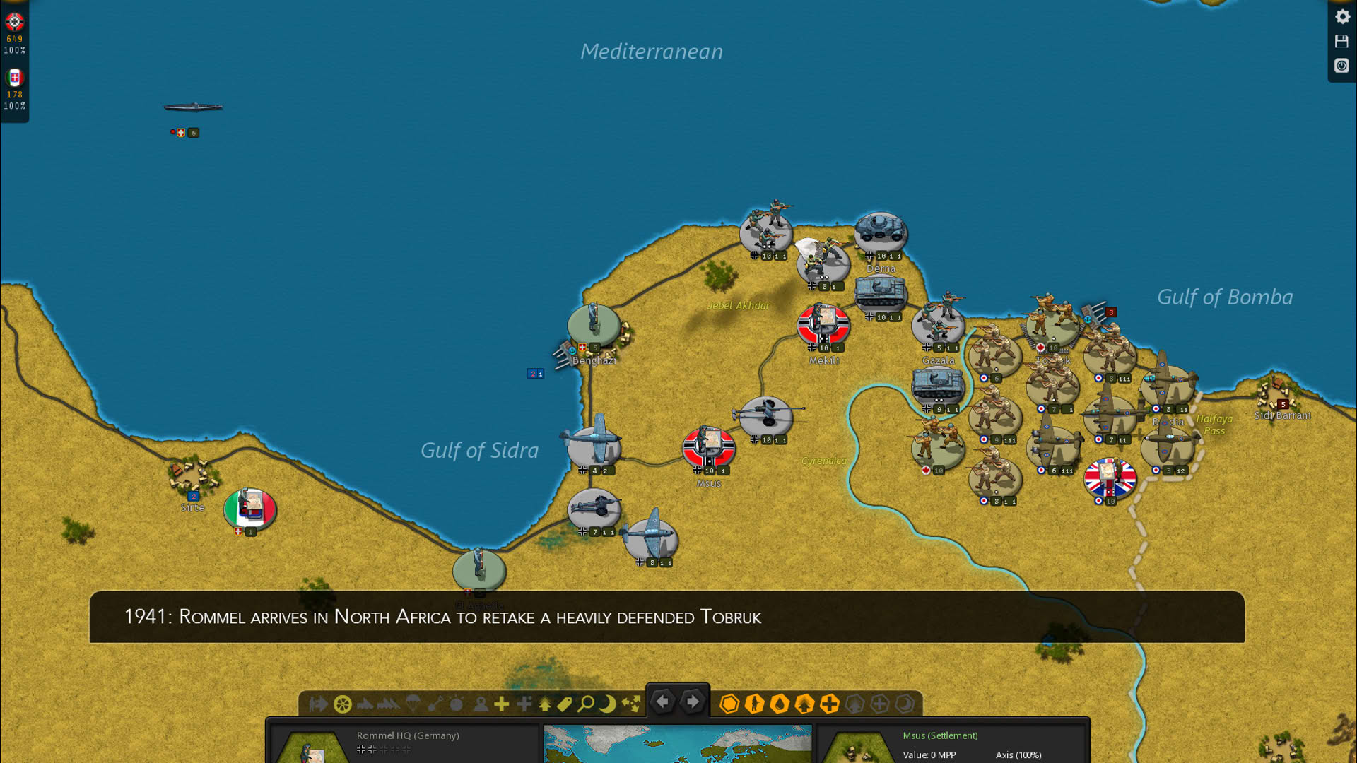 Screenshot for Strategic Command WWII: War in Europe