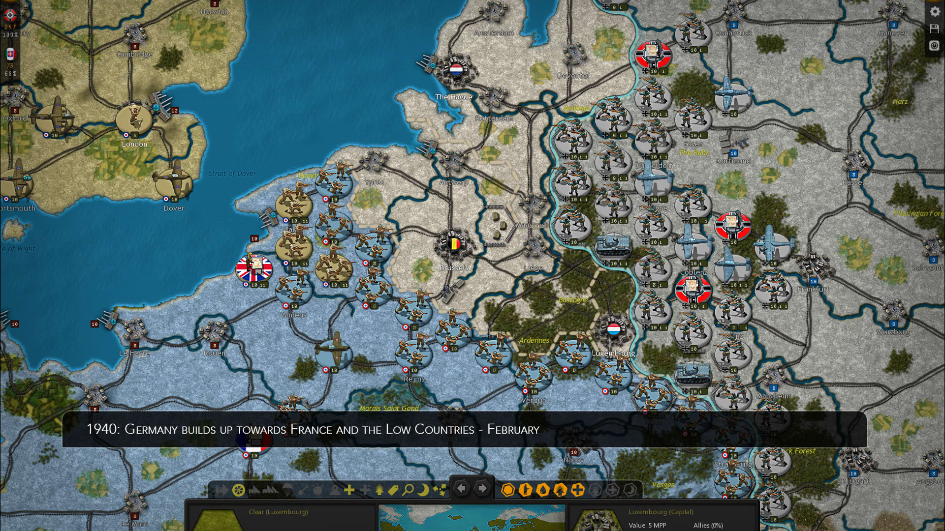 Screenshot for Strategic Command WWII: War in Europe
