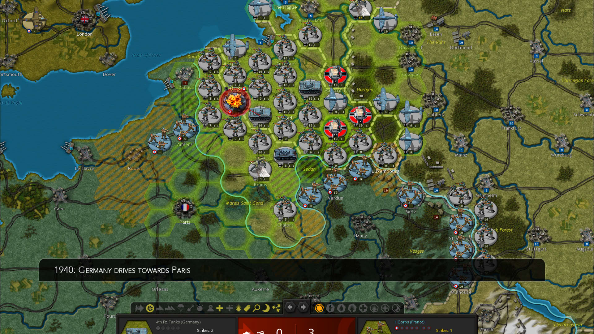 Screenshot for Strategic Command WWII: War in Europe