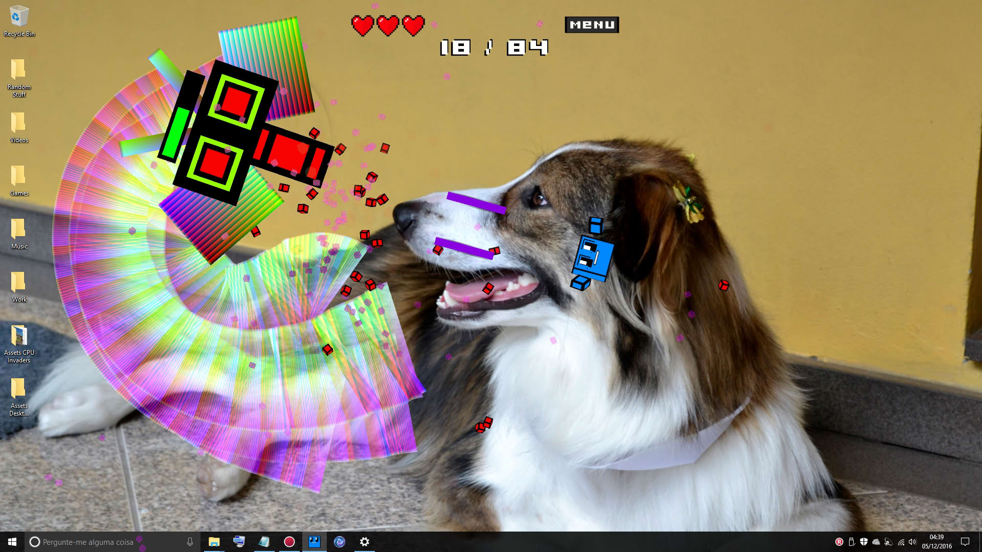 Screenshot for CPU Invaders