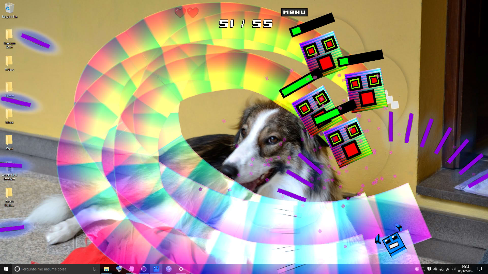 Screenshot for CPU Invaders