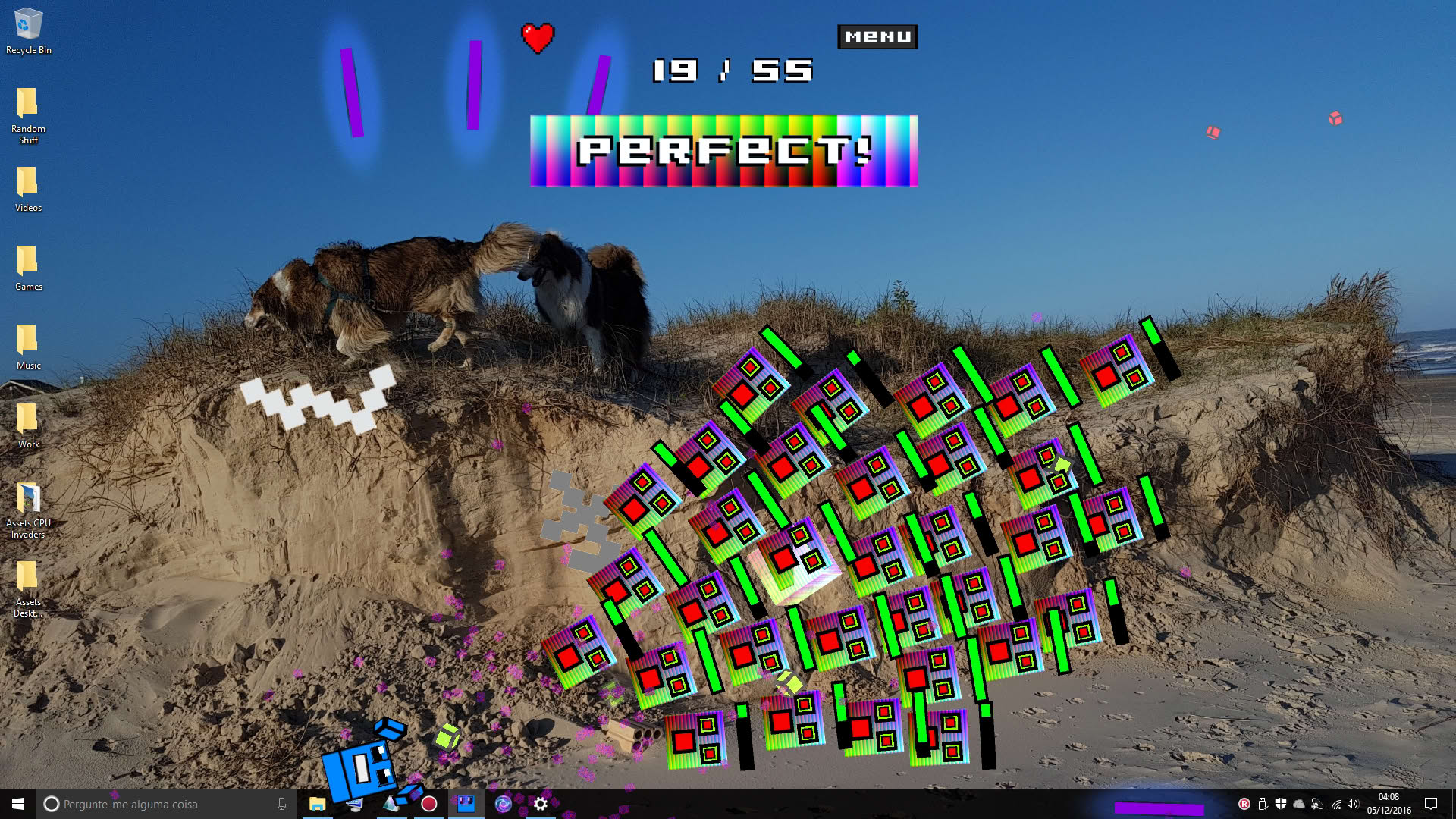 Screenshot for CPU Invaders