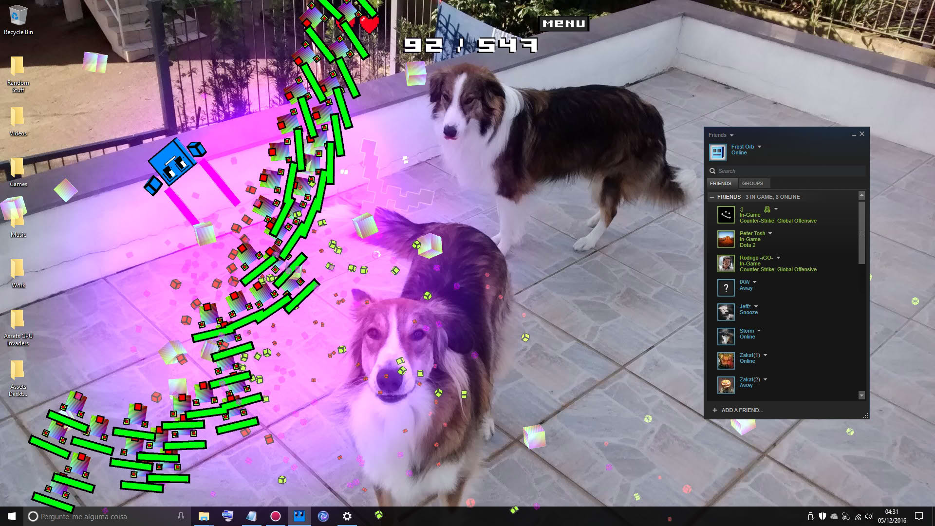 Screenshot for CPU Invaders