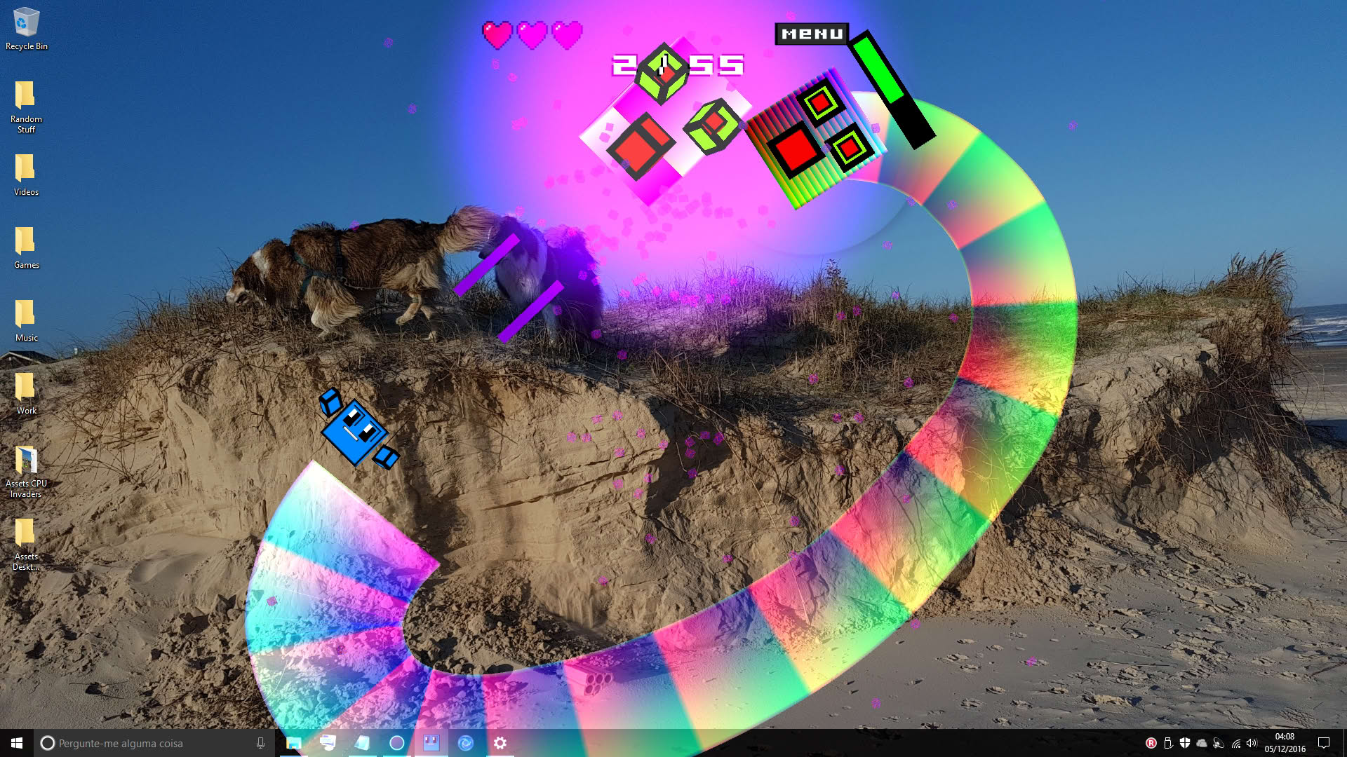Screenshot for CPU Invaders