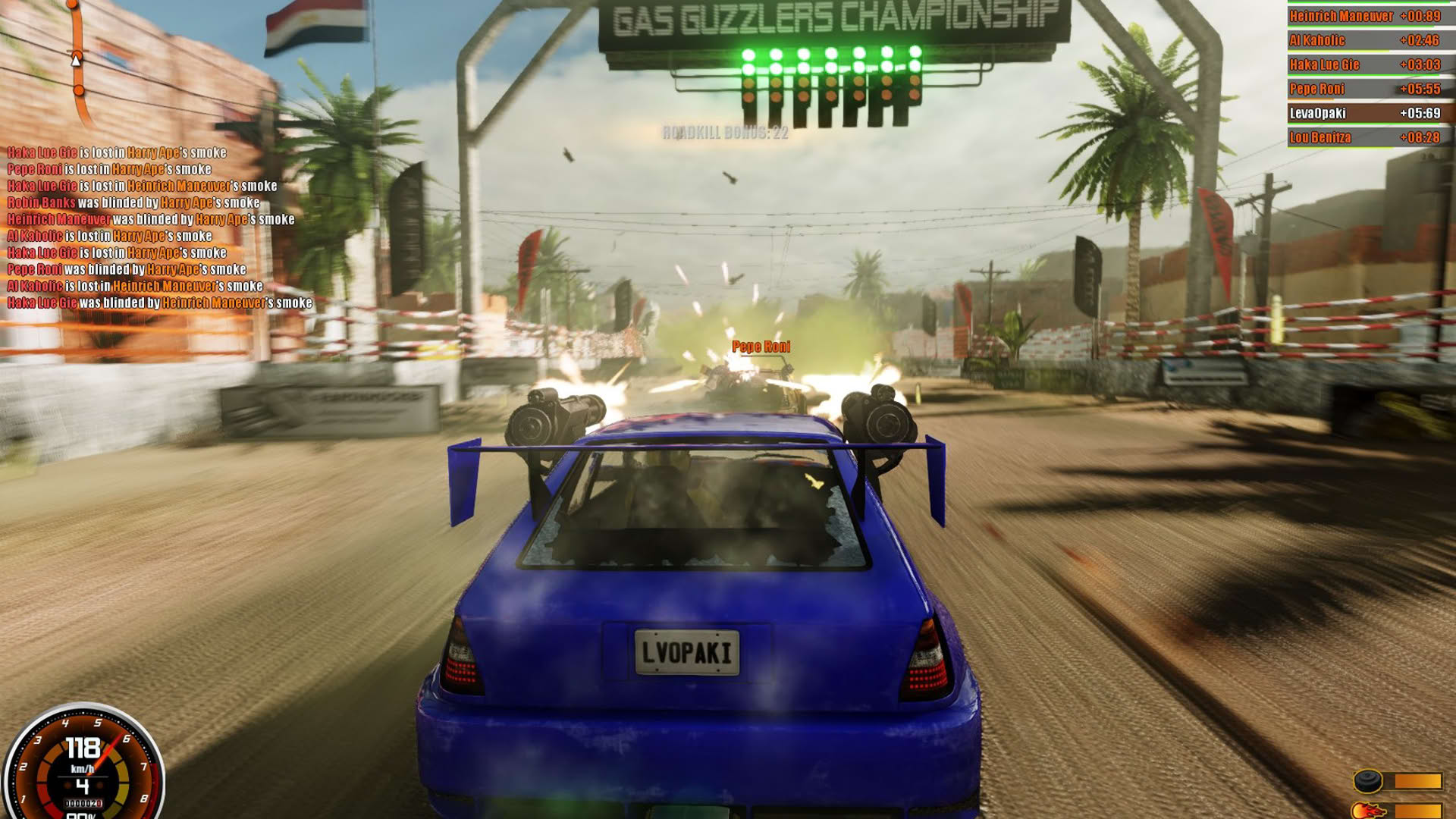 Screenshot for Gas Guzzlers: Combat Carnage