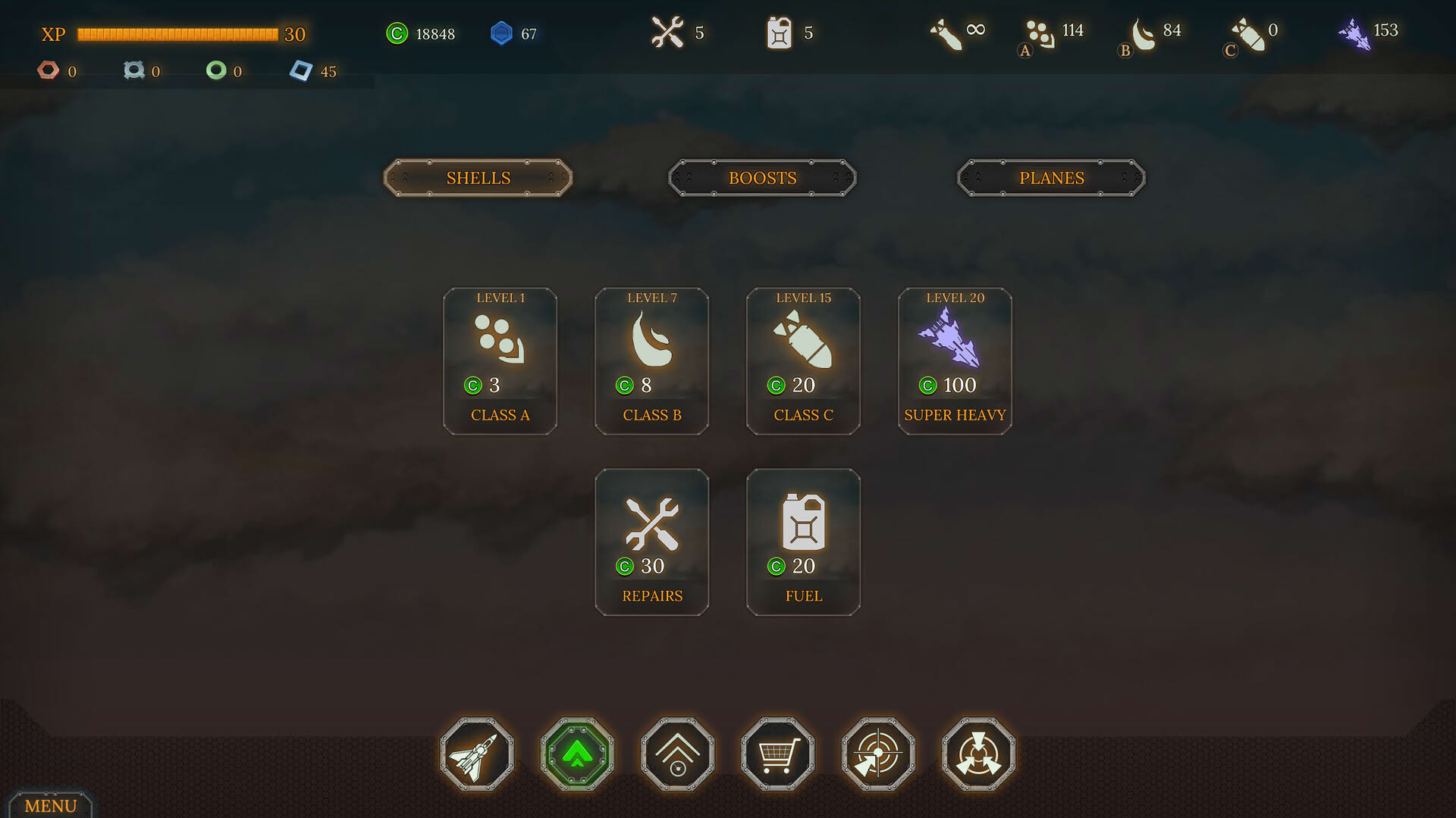Screenshot for Aircraft Evolution