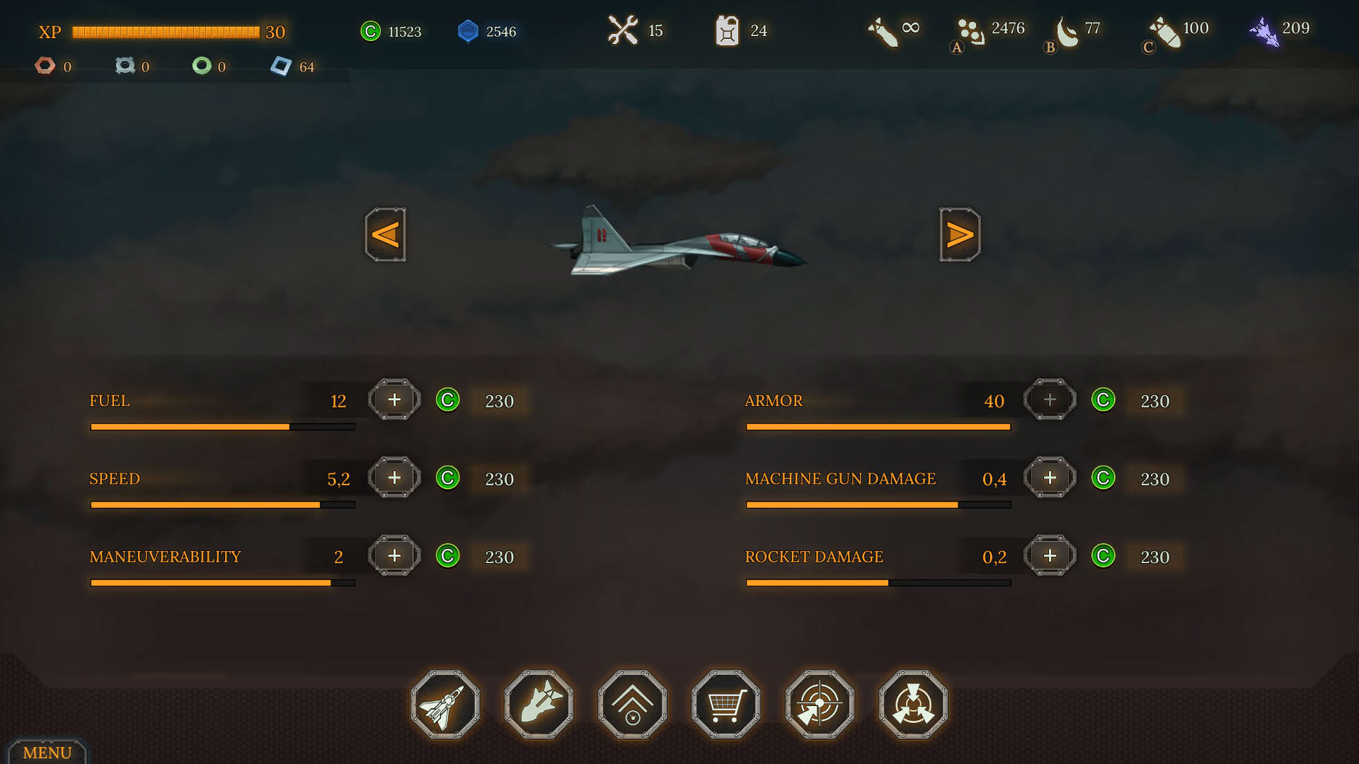 Screenshot for Aircraft Evolution