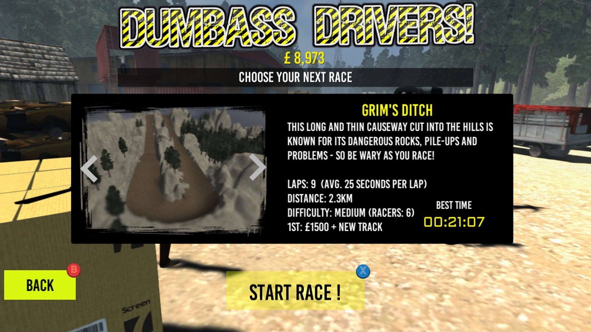 Screenshot for Dumbass Drivers!