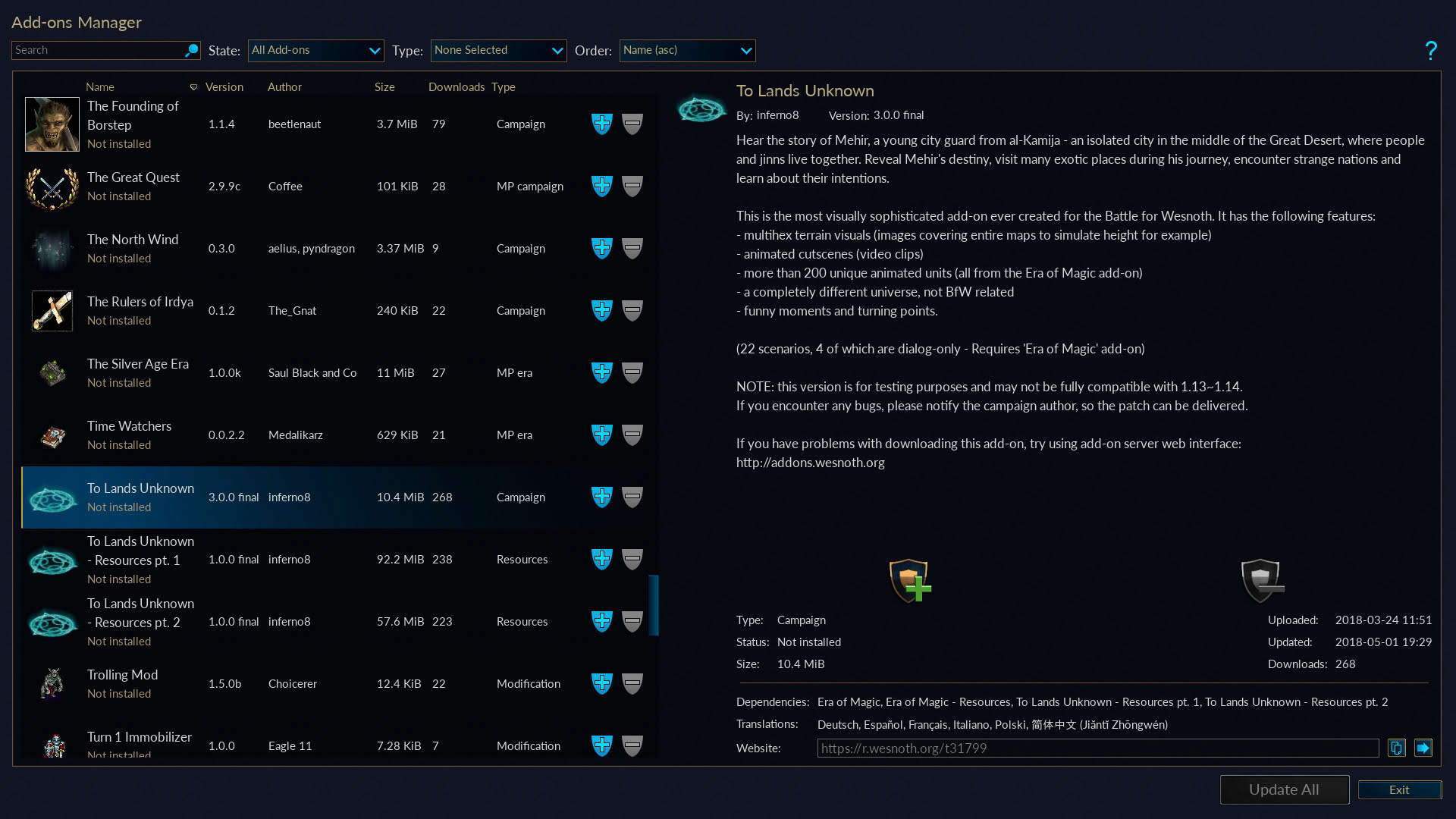 Screenshot for Battle for Wesnoth