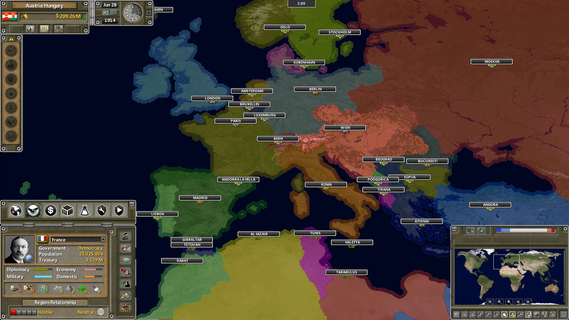 Screenshot for Supreme Ruler the Great War