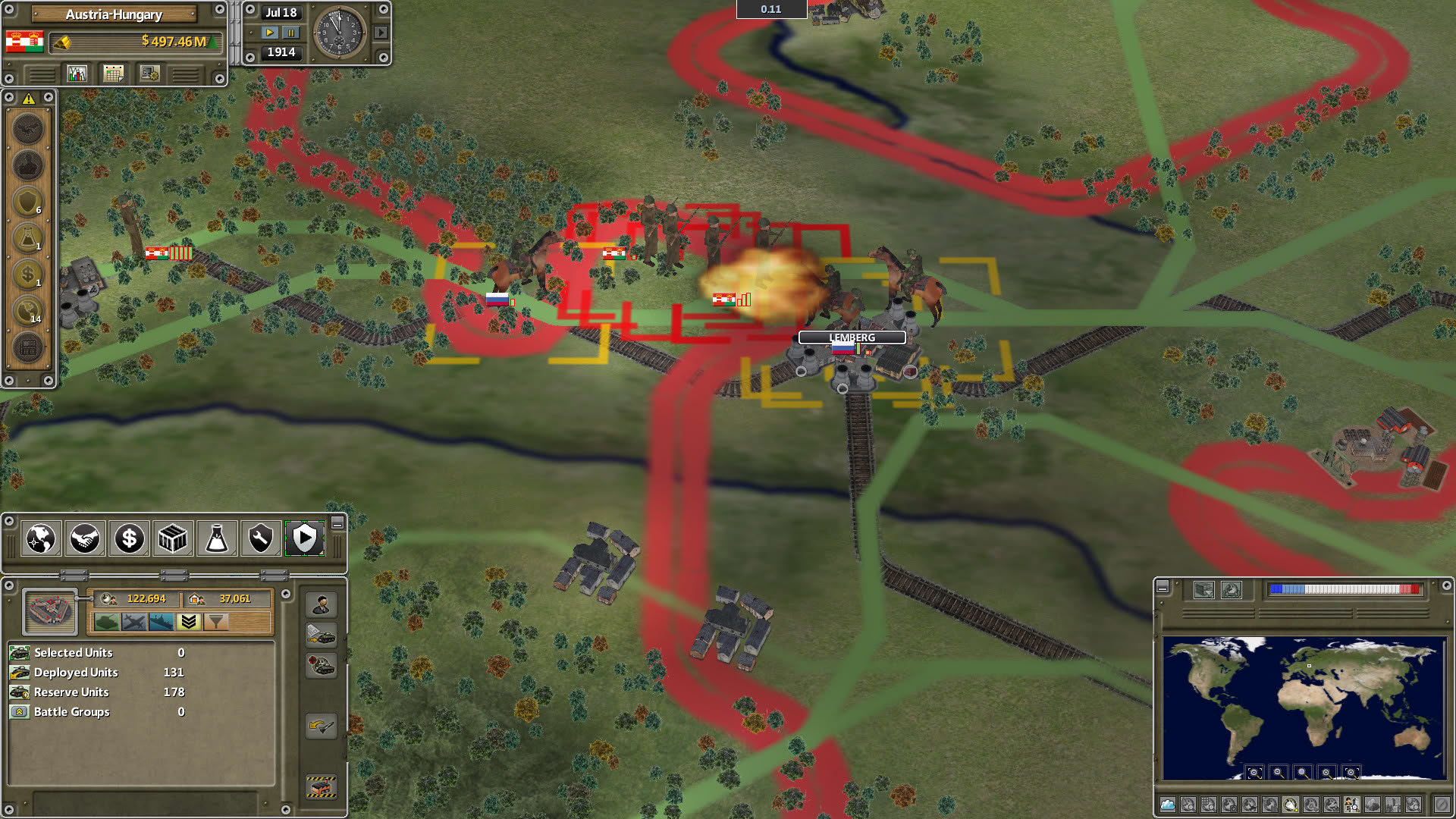 Screenshot for Supreme Ruler the Great War