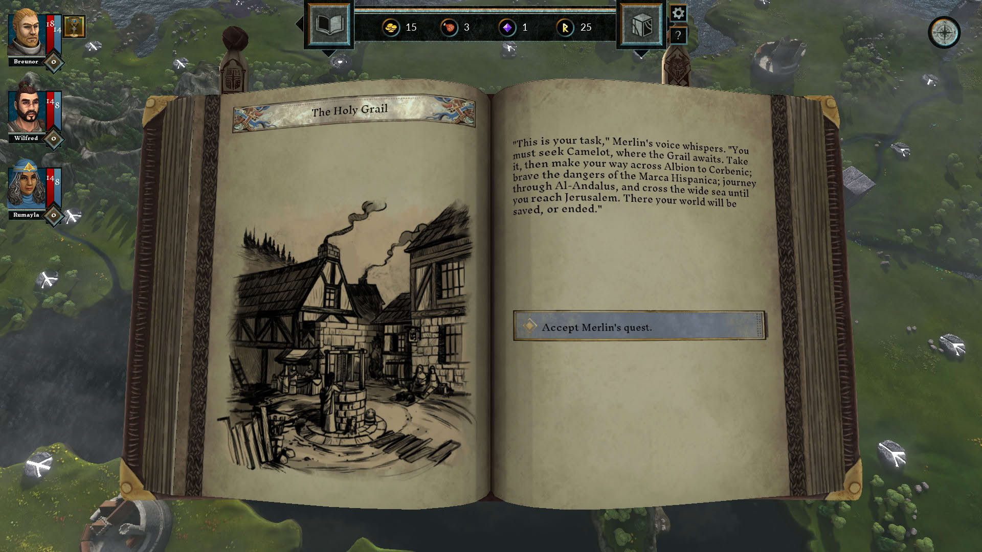 Screenshot for The Hand of Merlin