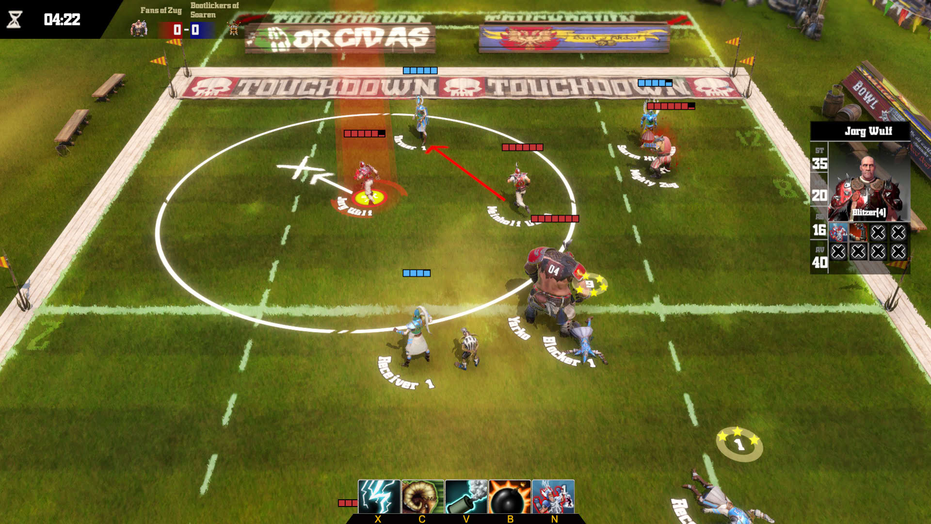 Screenshot for Blood Bowl: Death Zone