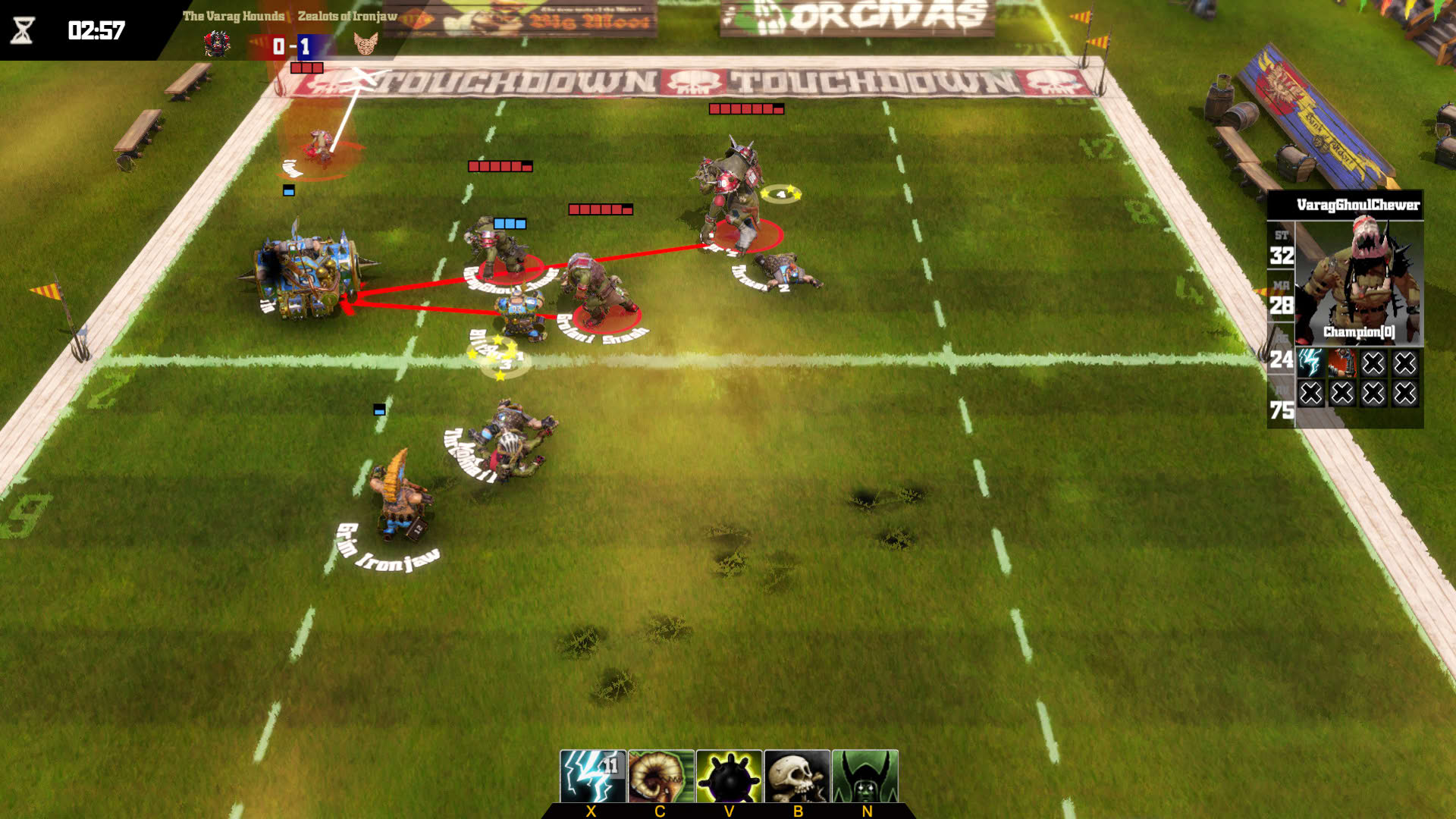 Screenshot for Blood Bowl: Death Zone