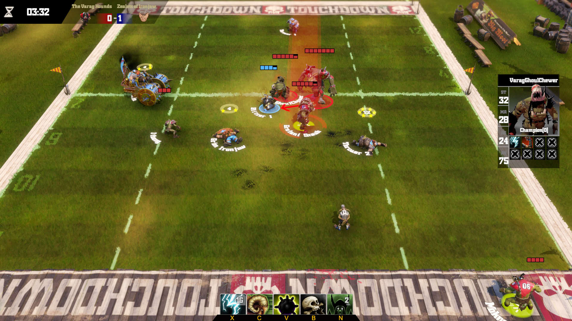 Screenshot for Blood Bowl: Death Zone