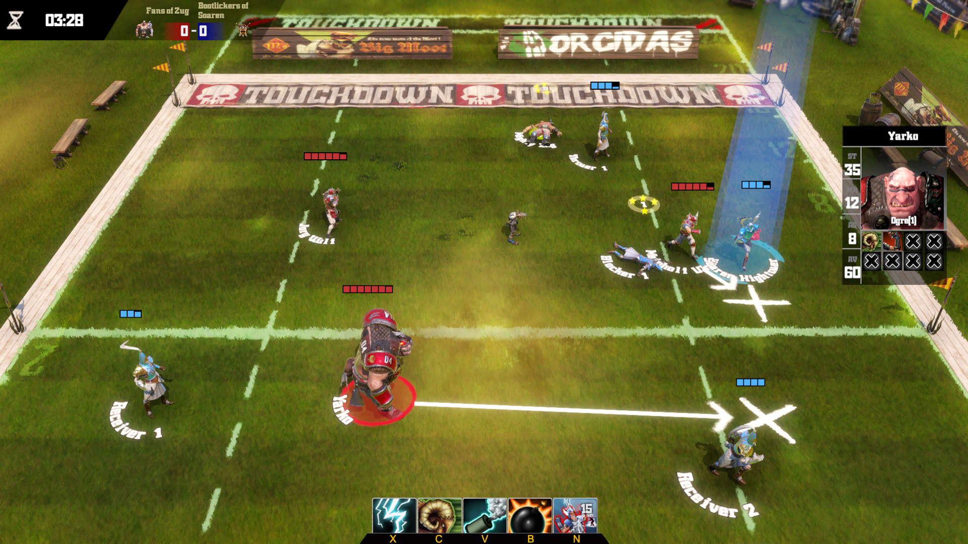 Screenshot for Blood Bowl: Death Zone