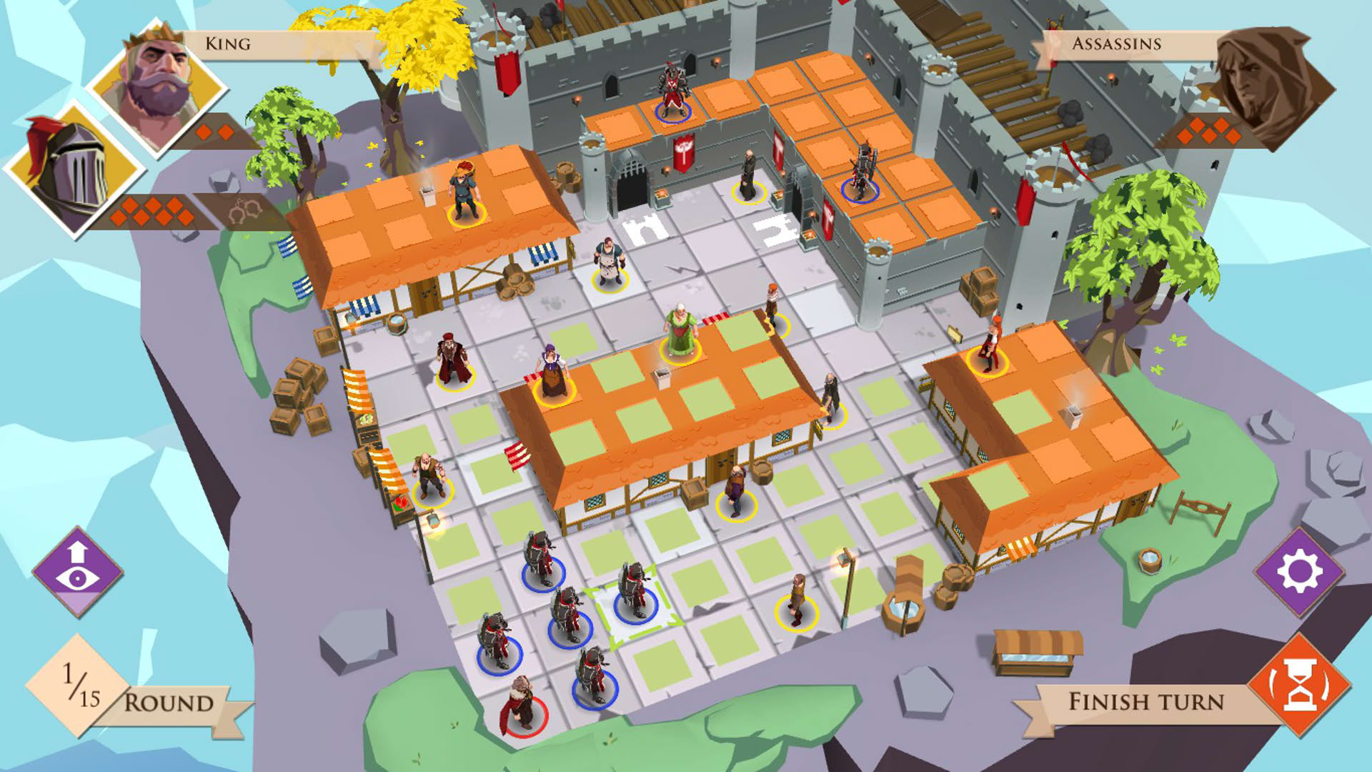 Screenshot for King and Assassins: The Board Game