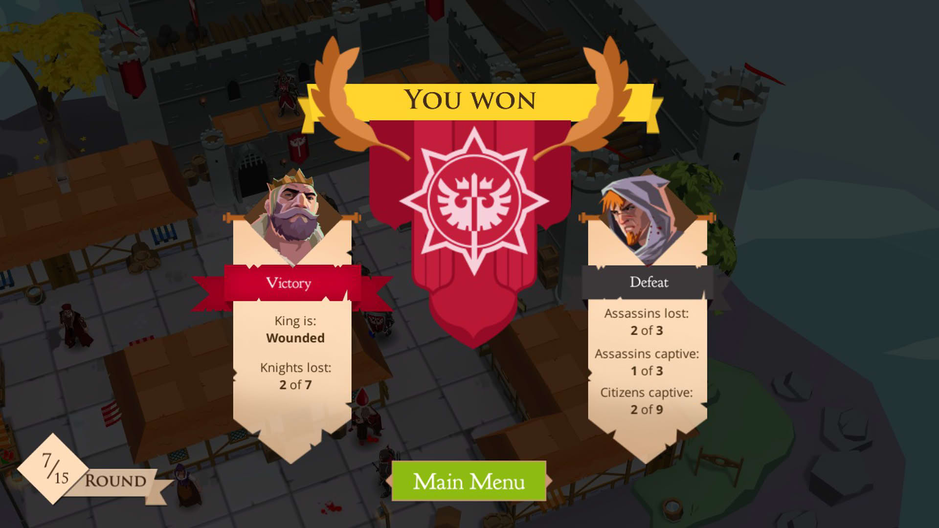 Screenshot for King and Assassins: The Board Game