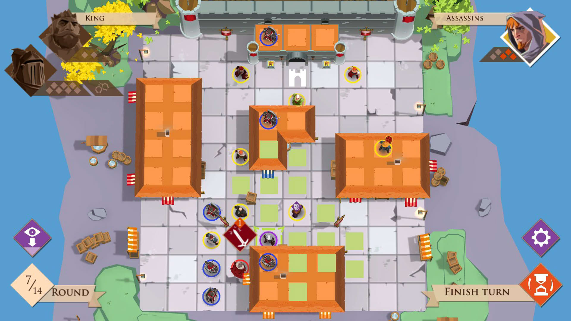 Screenshot for King and Assassins: The Board Game