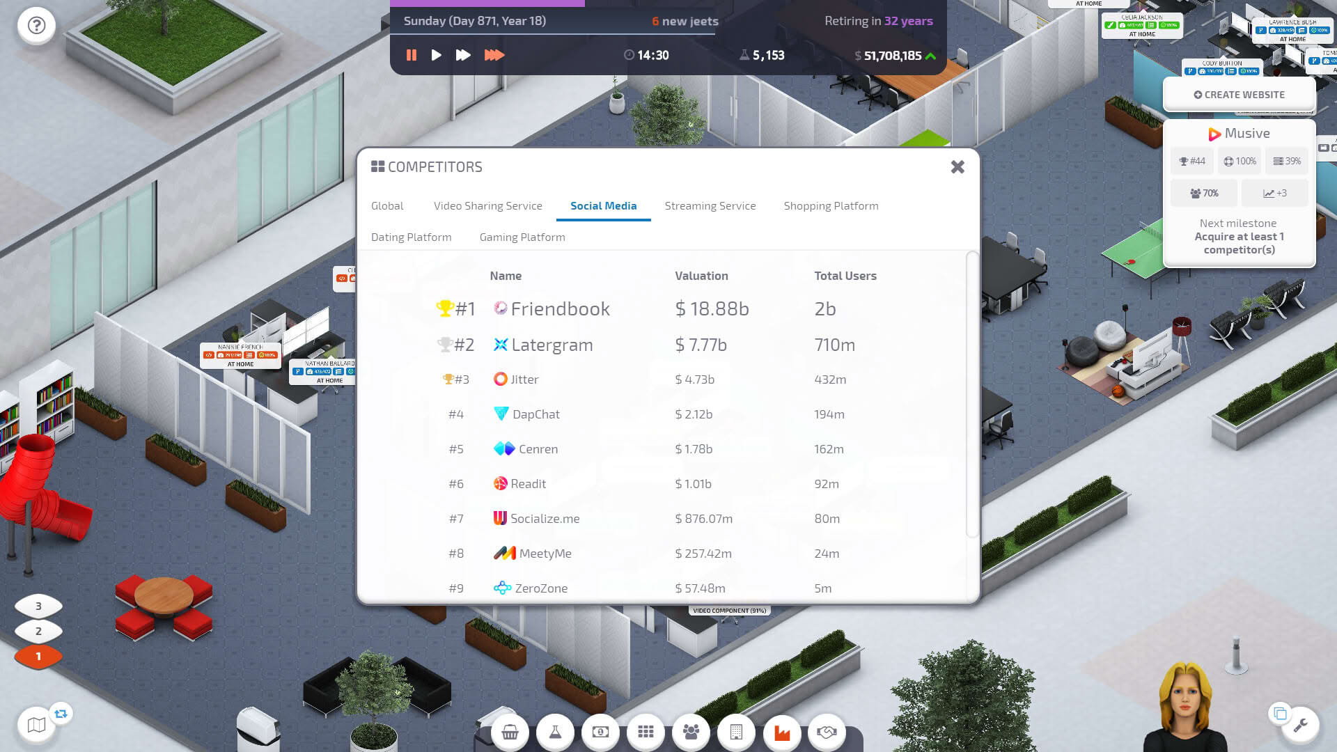 Screenshot for Startup Company