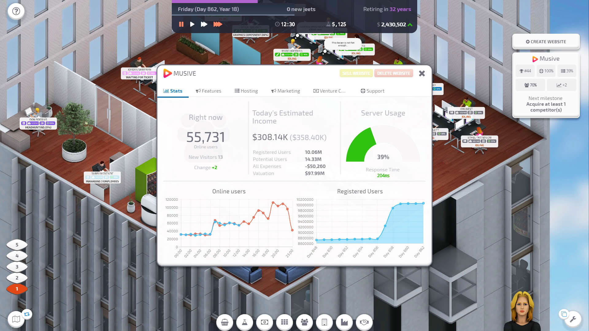Screenshot for Startup Company