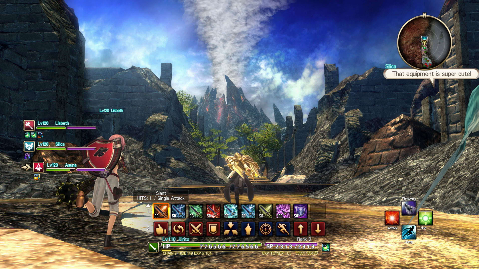Screenshot for Sword Art Online: Hollow Realization