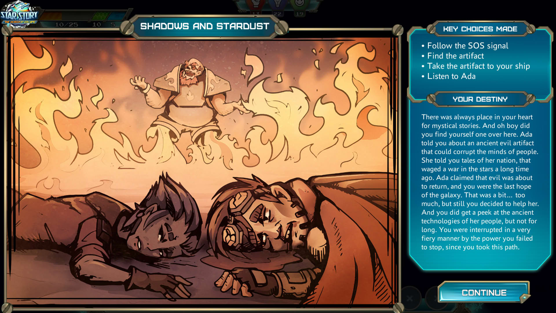 Screenshot for Star Story: The Horizon Escape