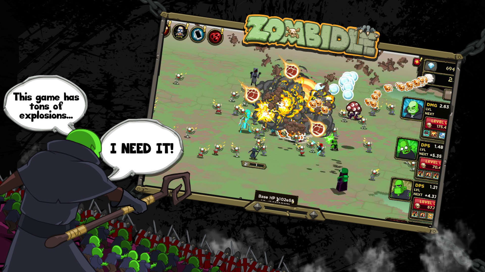 Screenshot for Zombidle: Remonstered