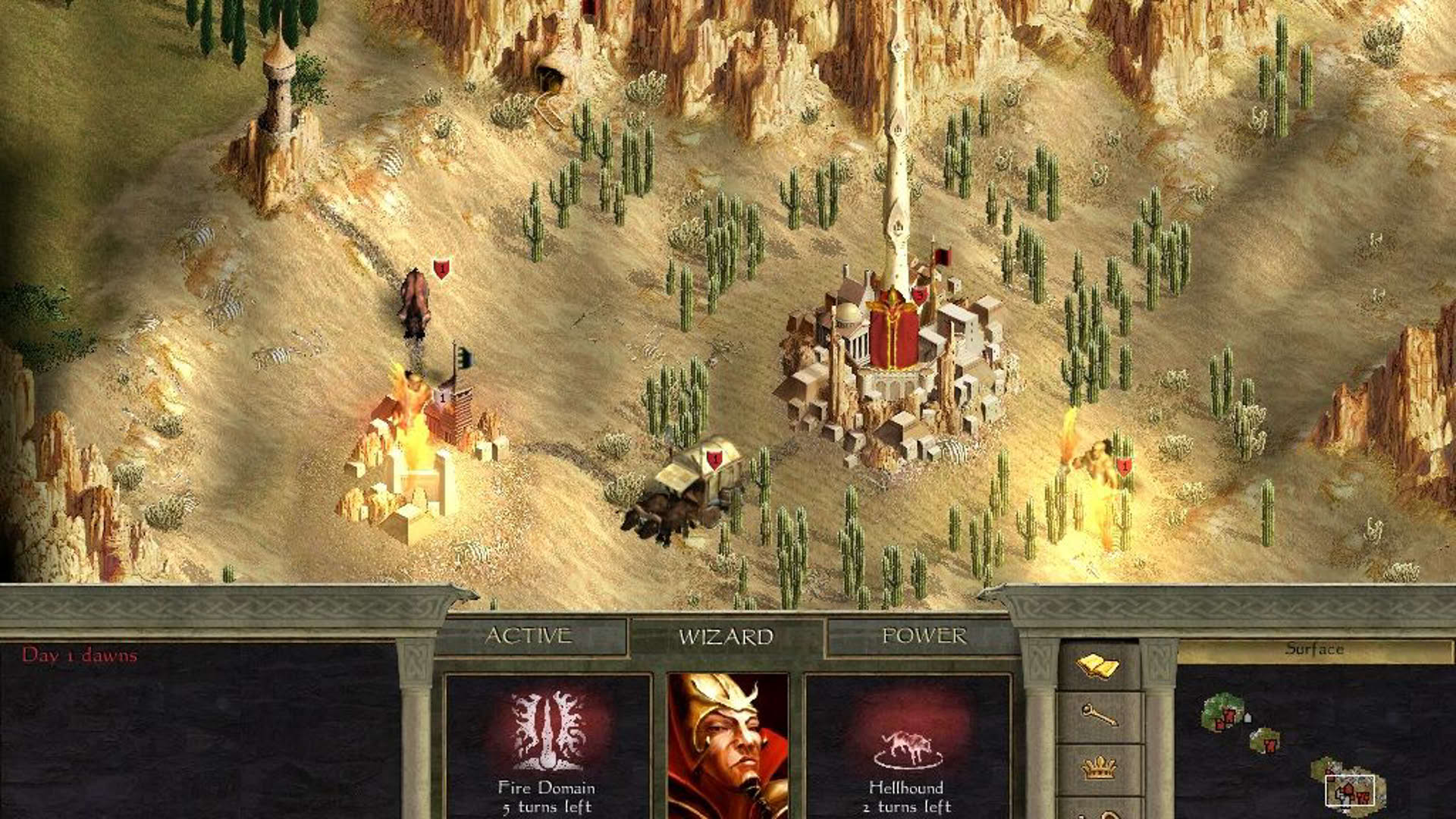 Screenshot for Age of Wonders II: The Wizard's Throne