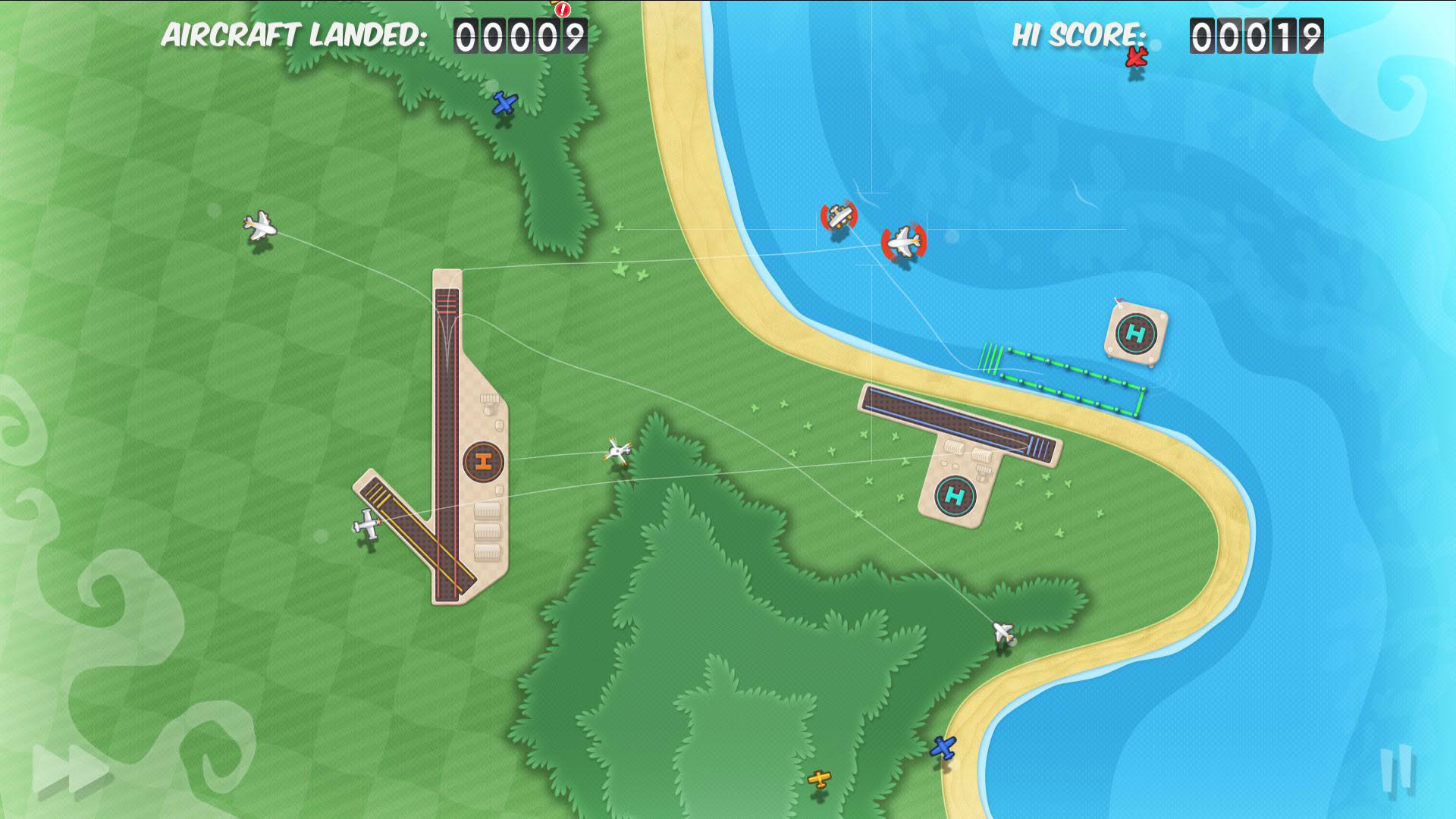 Screenshot for Flight Control HD