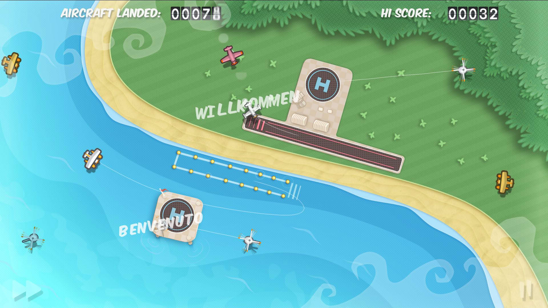 Screenshot for Flight Control HD