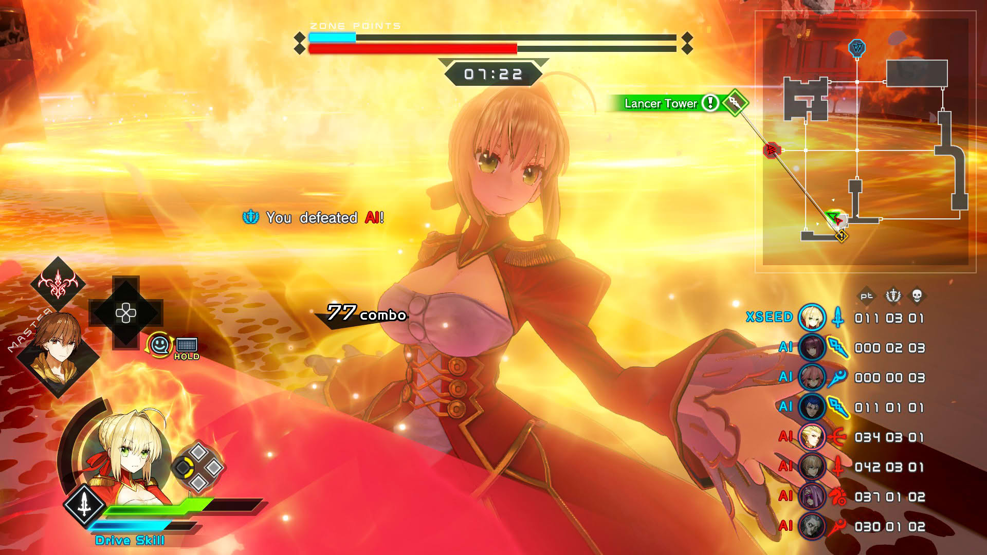 Screenshot for Fate/Extella Link