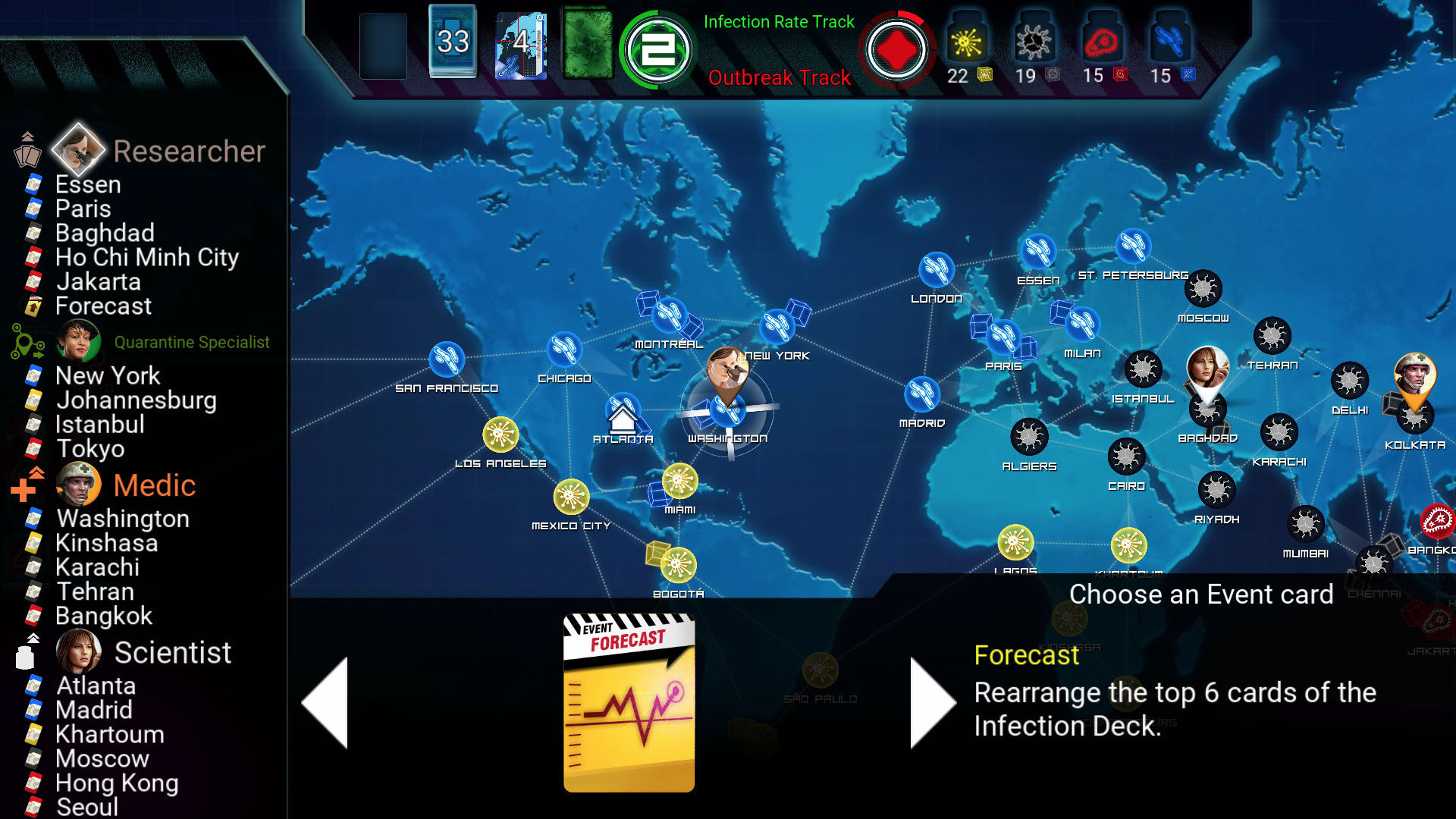 Screenshot for Pandemic: The Board Game