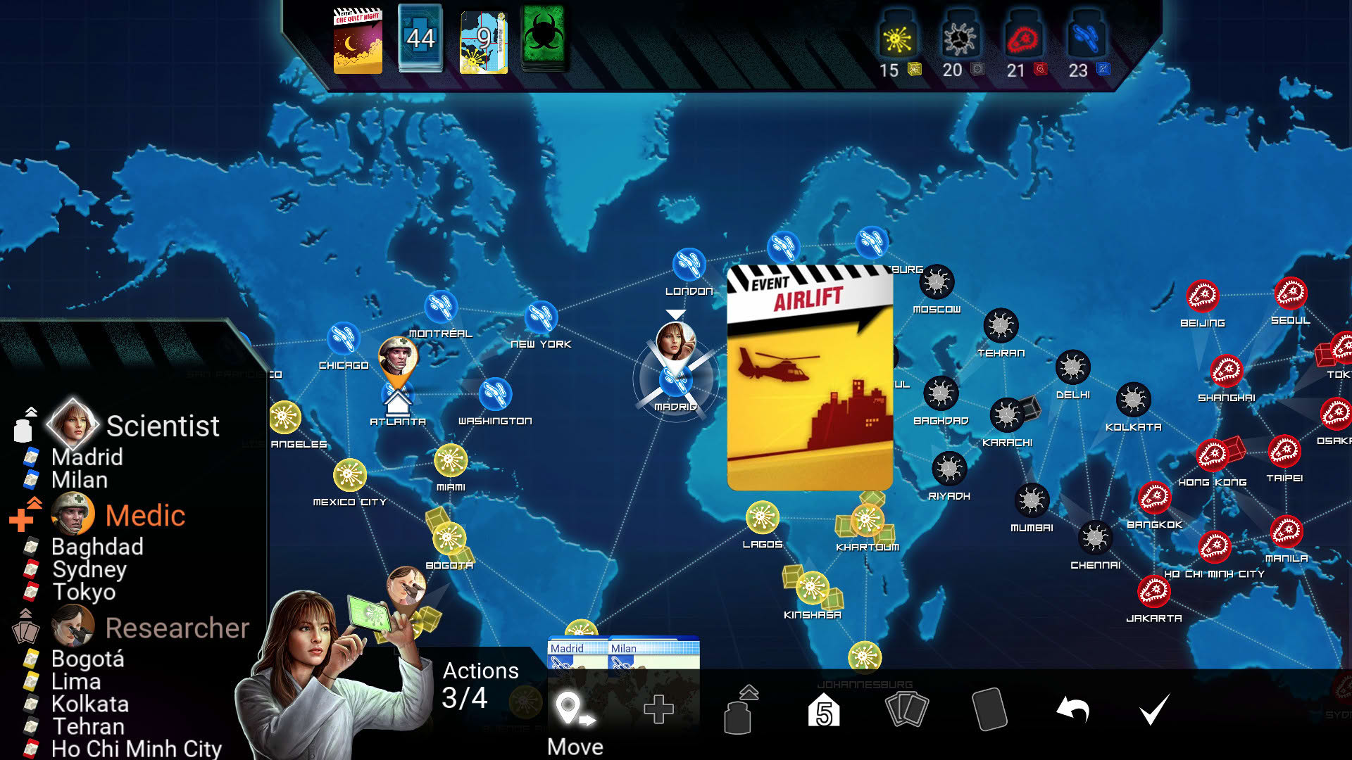 Screenshot for Pandemic: The Board Game