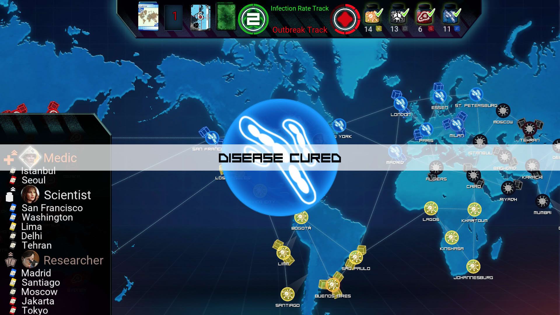Screenshot for Pandemic: The Board Game