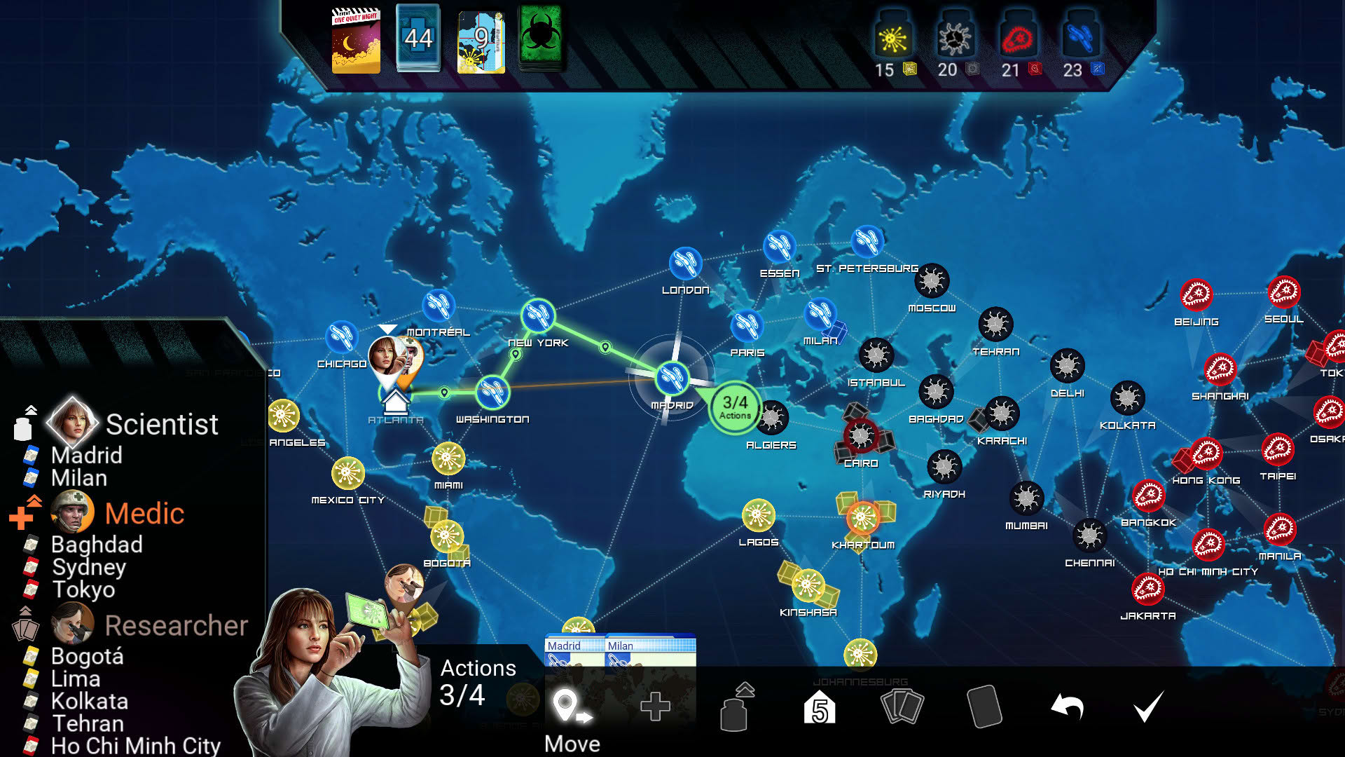 Screenshot for Pandemic: The Board Game