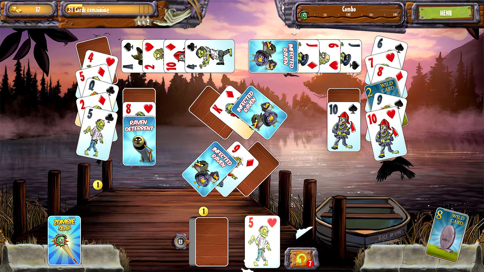 Screenshot for Zombie Solitaire 2 Chapter 1