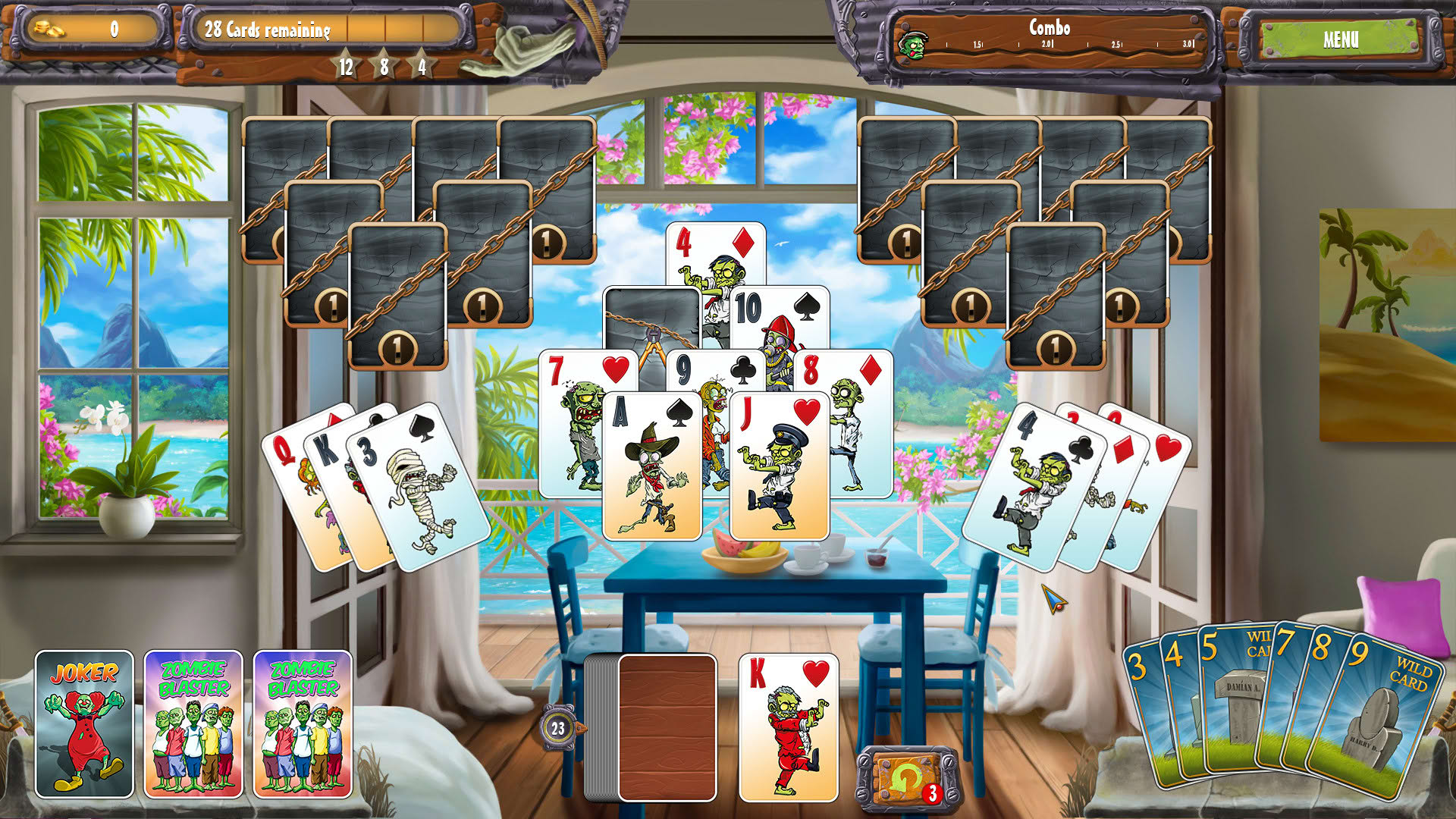 Screenshot for Zombie Solitaire 2 Chapter 3