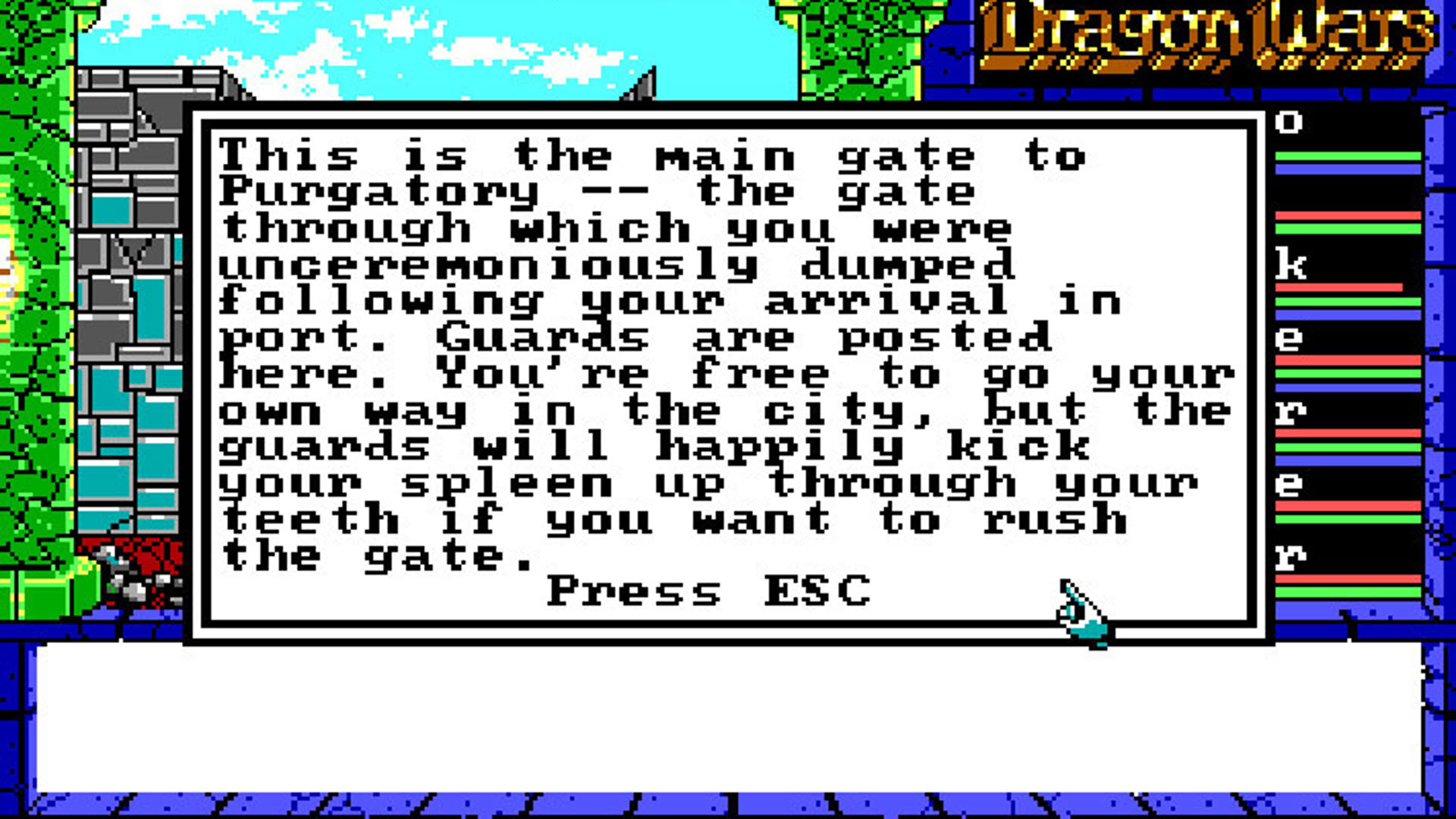 Screenshot for Dragon Wars
