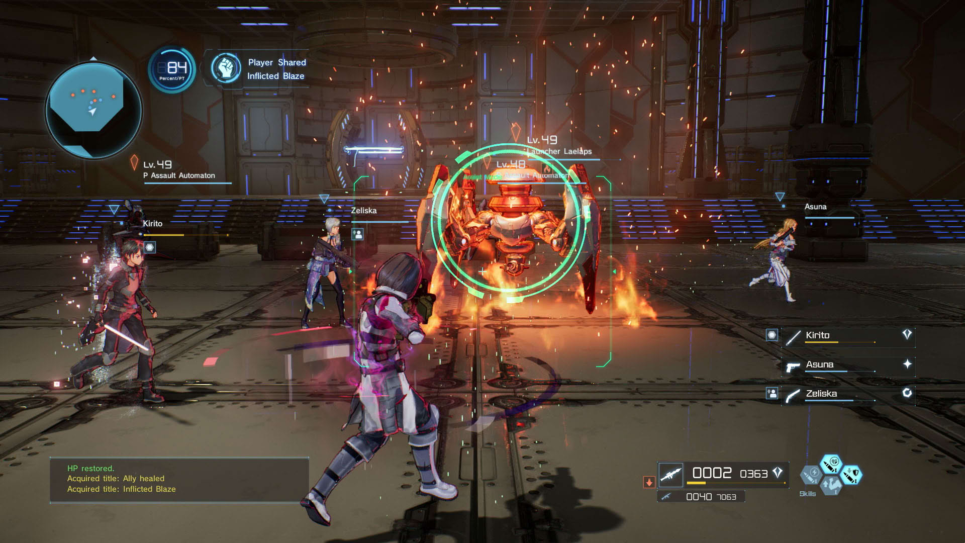 Screenshot for Sword Art Online: Fatal Bullet
