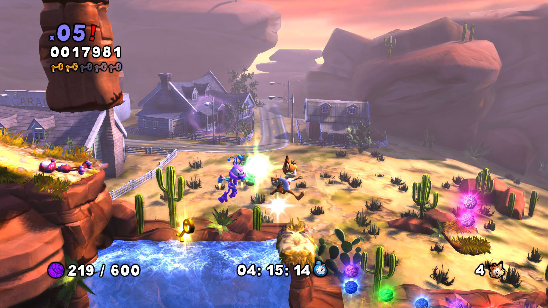 Screenshot for Bubsy: The Woolies Strike Back